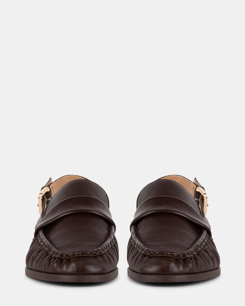 REEVES BROWN LEATHER - Women's Shoes - Steve Madden Canada