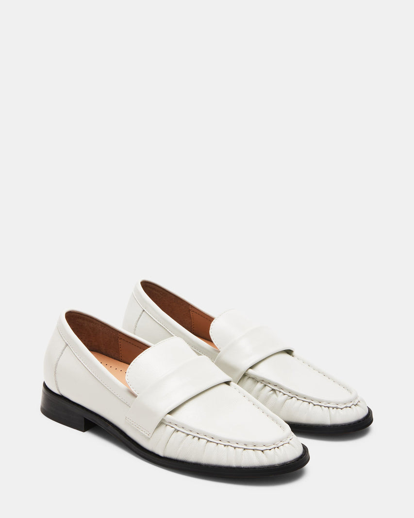 RIDLEY WHITE LEATHER - Women's Shoes - Steve Madden Canada