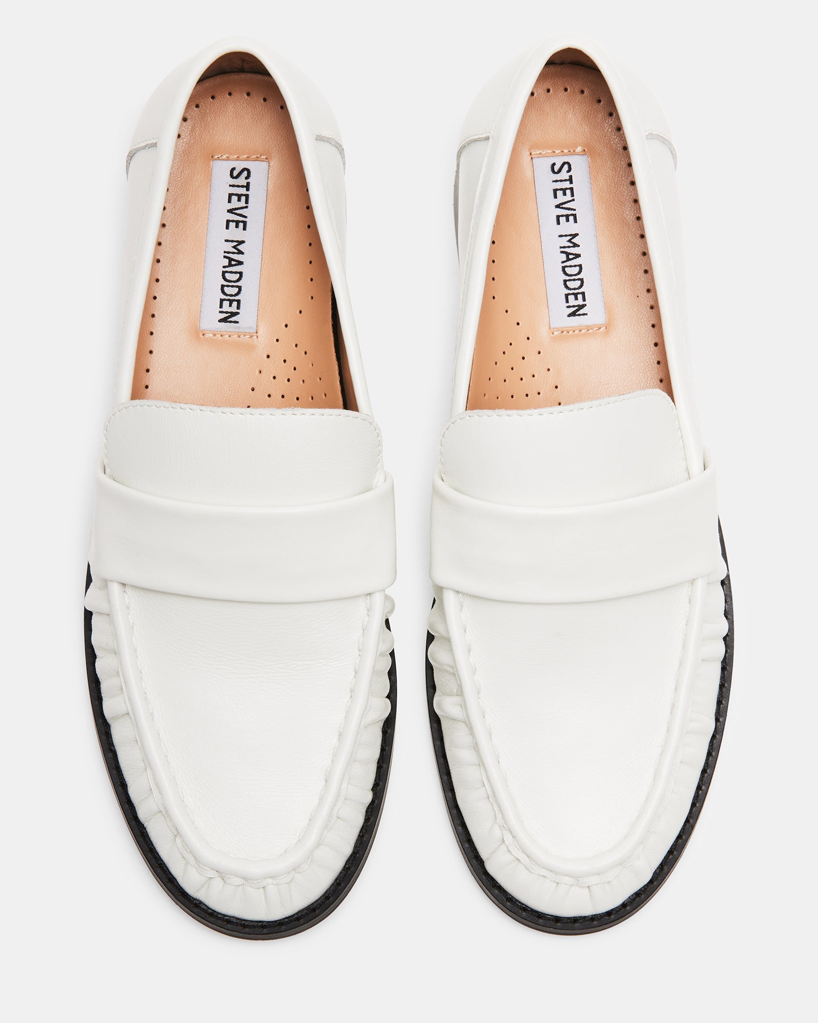 RIDLEY WHITE LEATHER - Women's Shoes - Steve Madden Canada