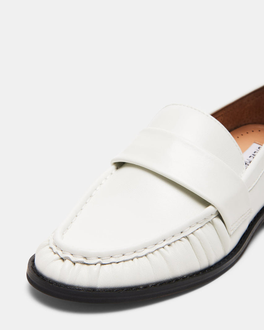 RIDLEY WHITE LEATHER - Women's Shoes - Steve Madden Canada