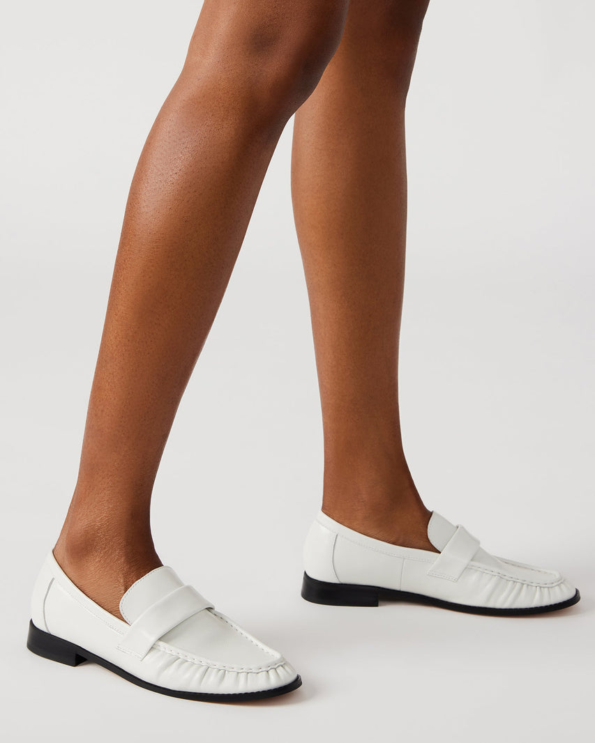 RIDLEY WHITE LEATHER - Women's Shoes - Steve Madden Canada
