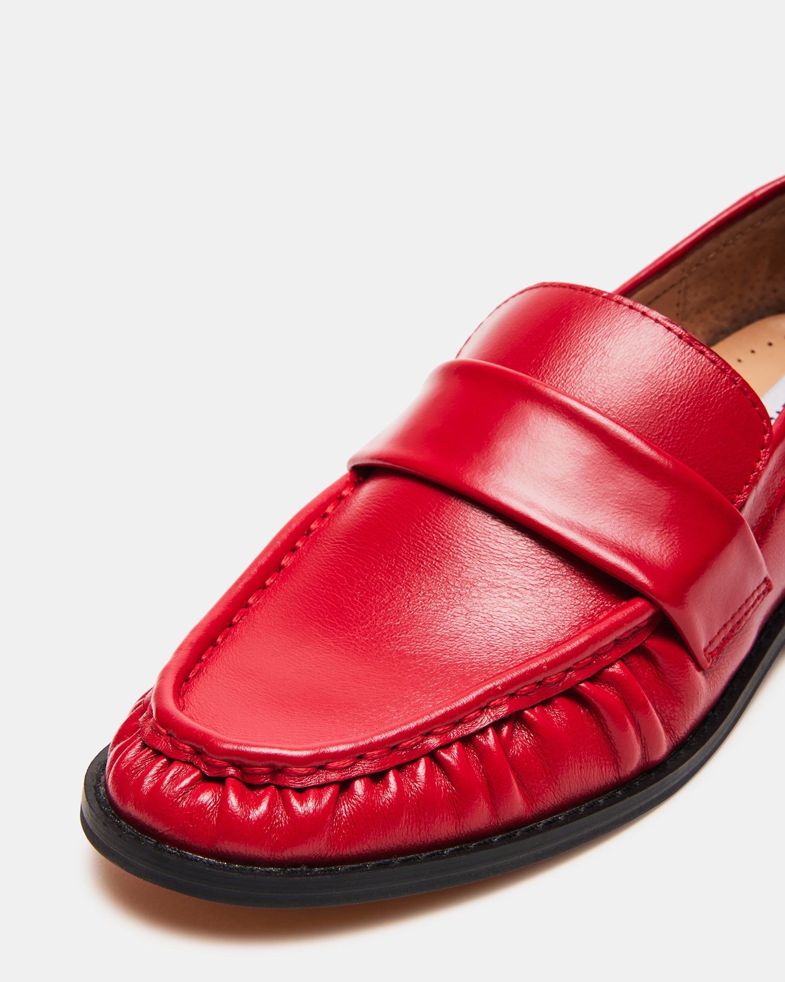 RIDLEY RED LEATHER - Women's Shoes - Steve Madden Canada
