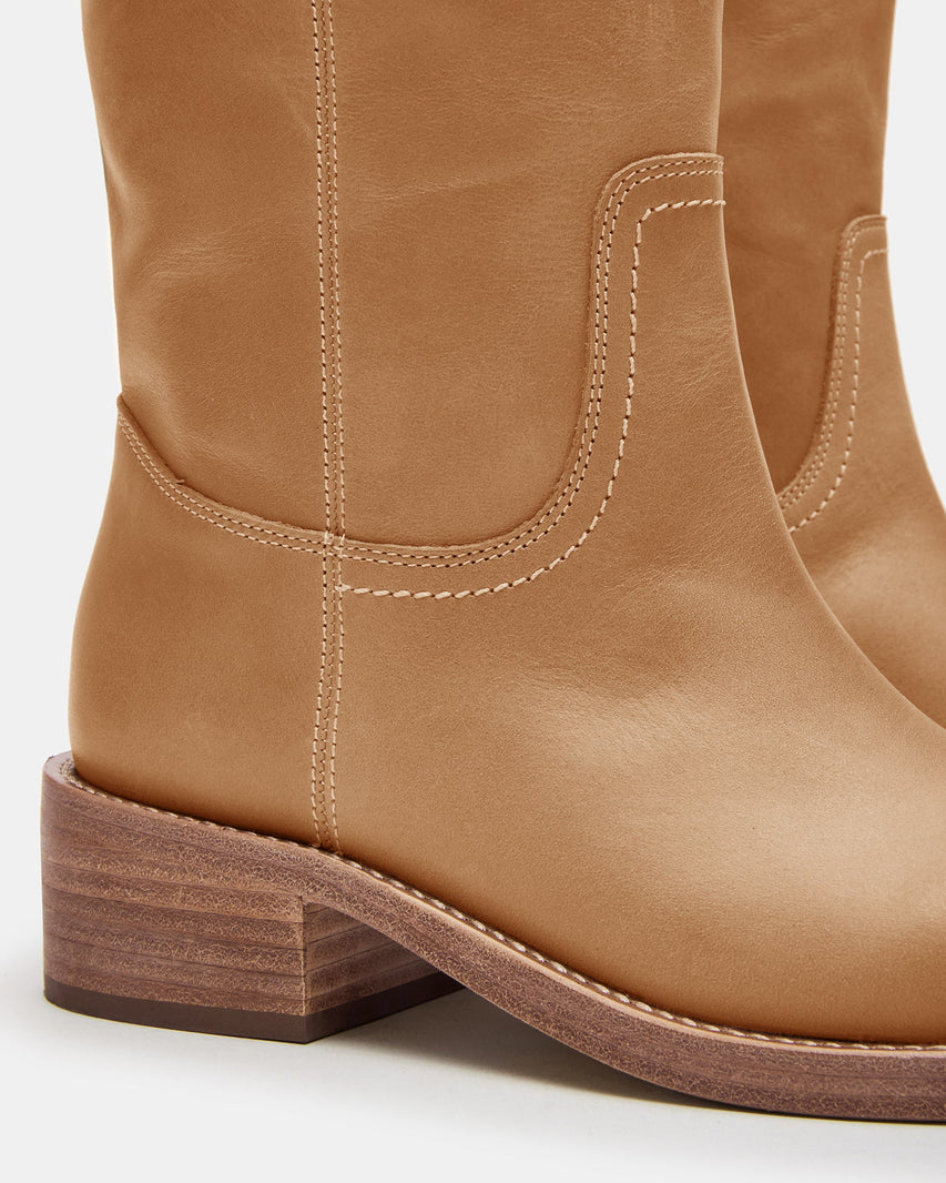 RIGGSS TAN LEATHER - Women's Shoes - Steve Madden Canada