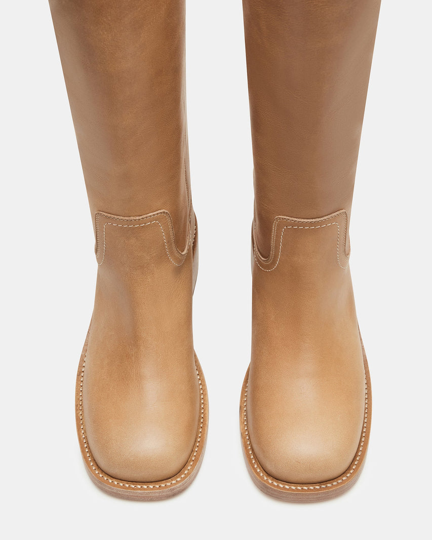 RIGGSS TAN LEATHER - Women's Shoes - Steve Madden Canada