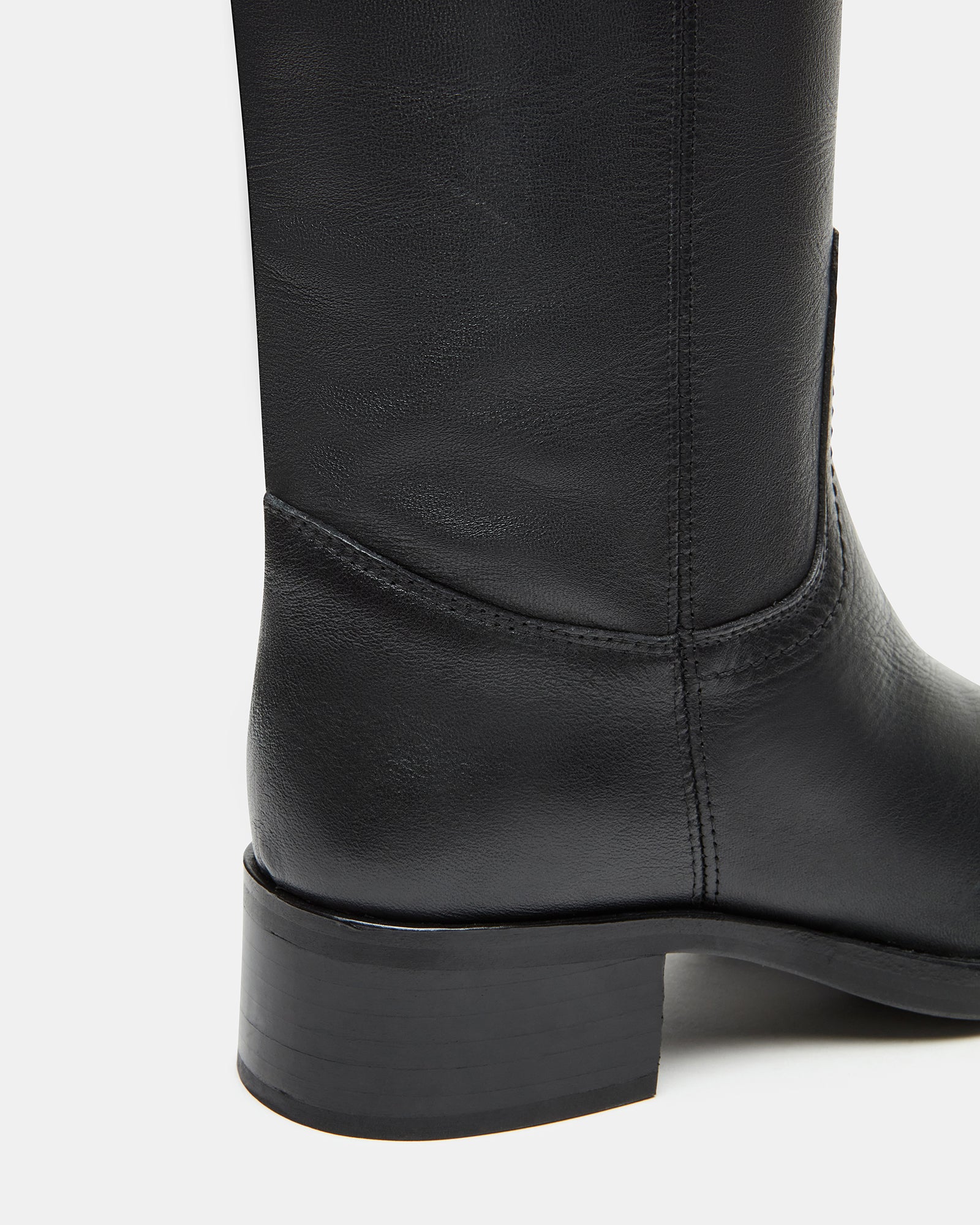 RIGGSS BLACK LEATHER - Women's Shoes - Steve Madden Canada