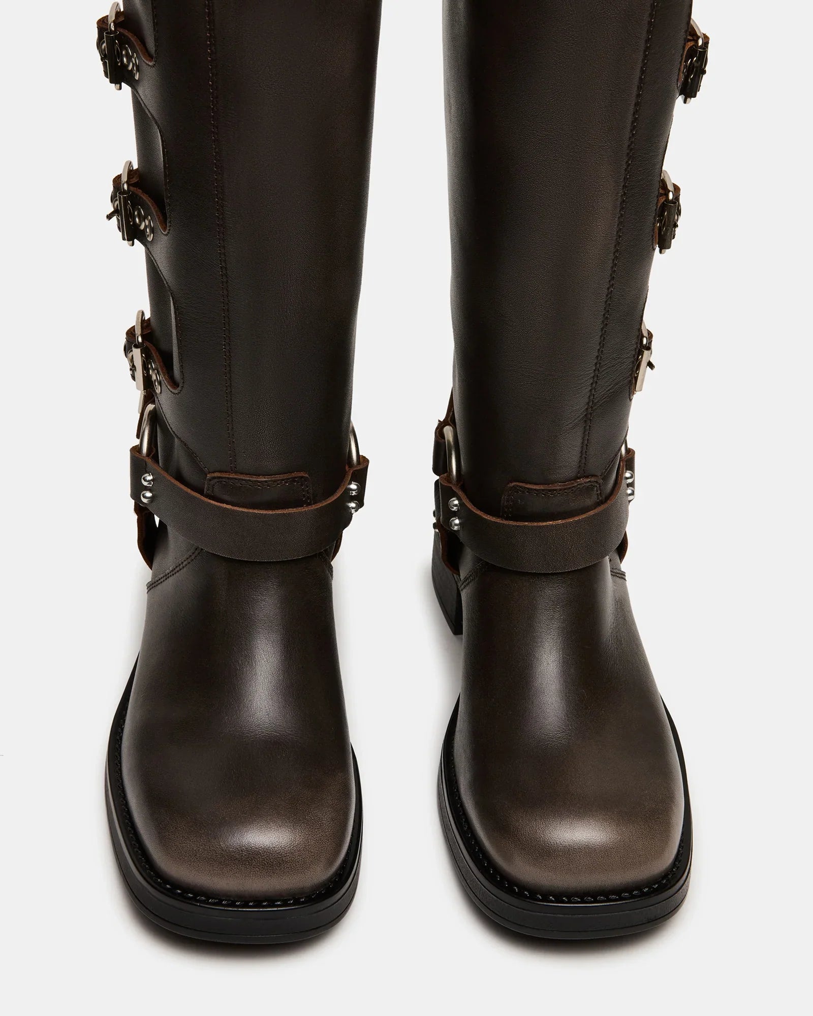 ROCKYY-W WIDE CALF BROWN LEATHER - Women's Shoes - Steve Madden Canada