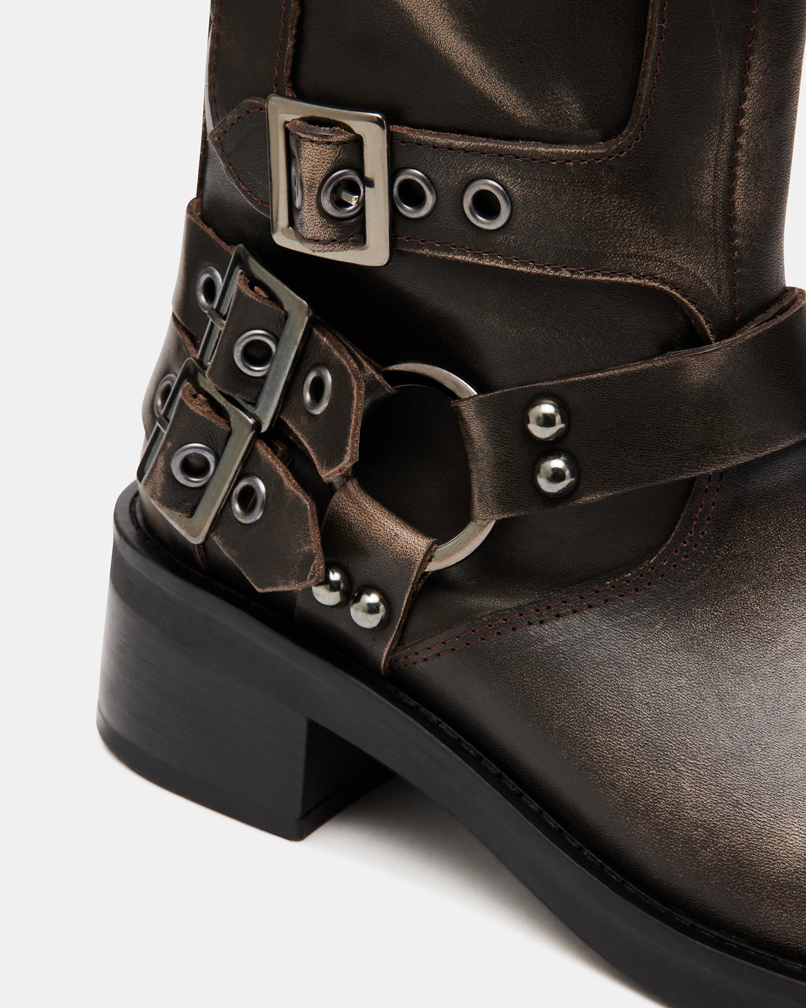 ROCKYY BROWN LEATHER - Women's Shoes - Steve Madden Canada