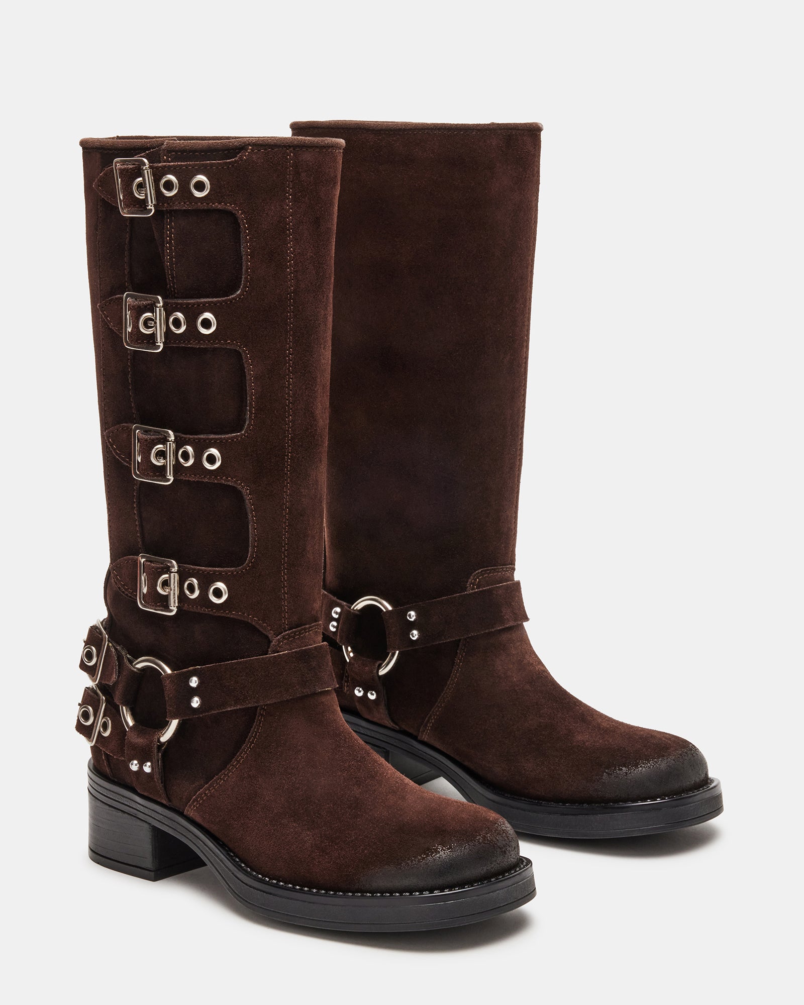 ROCKYY BROWN SUEDE - Women's Shoes - Steve Madden Canada