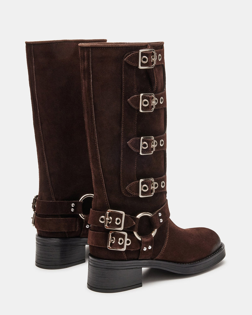 ROCKYY BROWN SUEDE - Women's Shoes - Steve Madden Canada