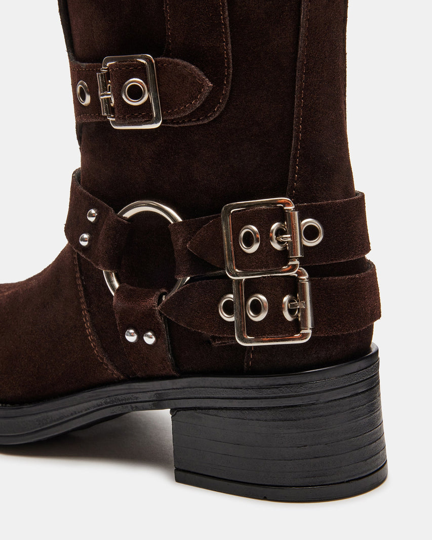 ROCKYY BROWN SUEDE - Women's Shoes - Steve Madden Canada