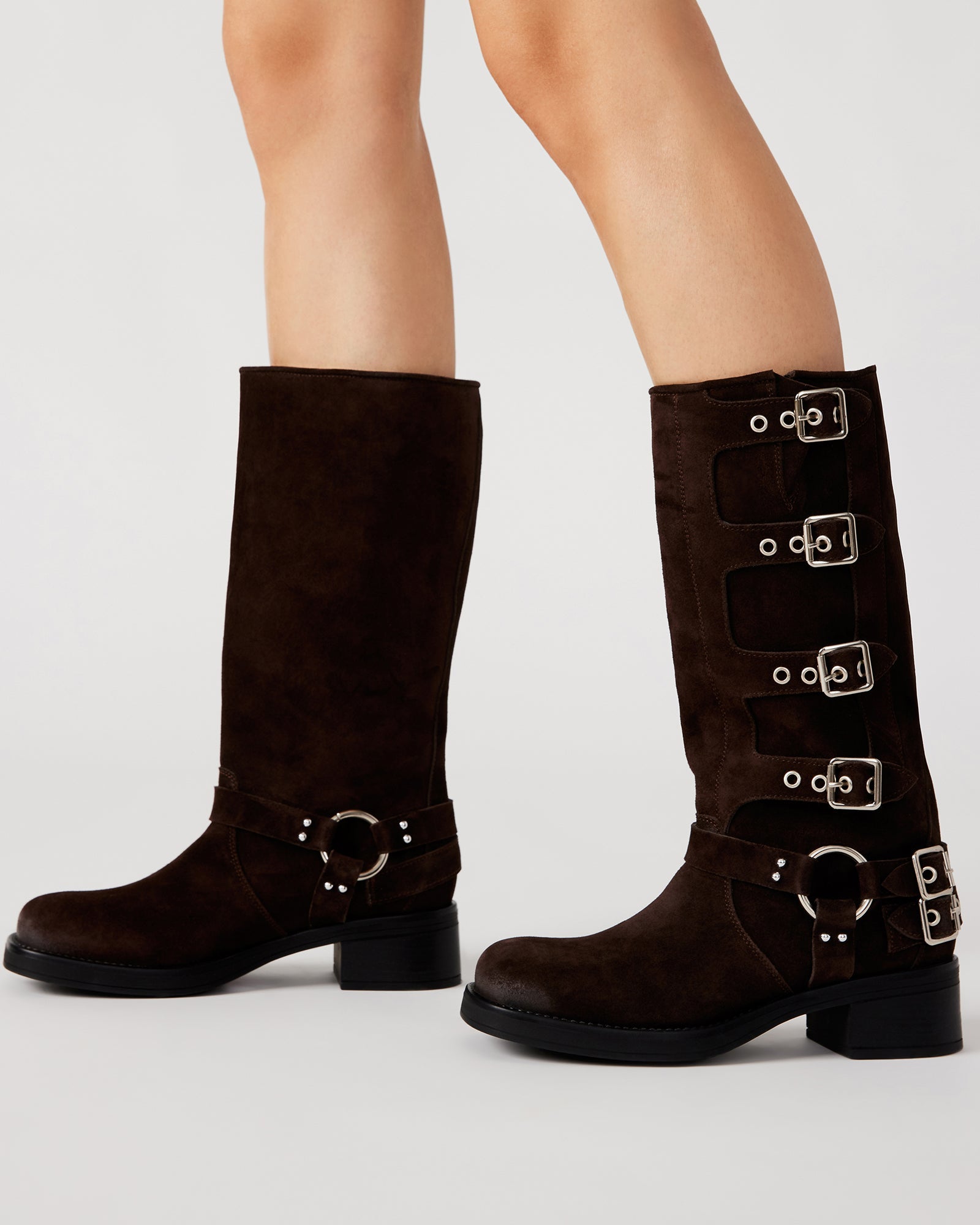 ROCKYY BROWN SUEDE - Women's Shoes - Steve Madden Canada