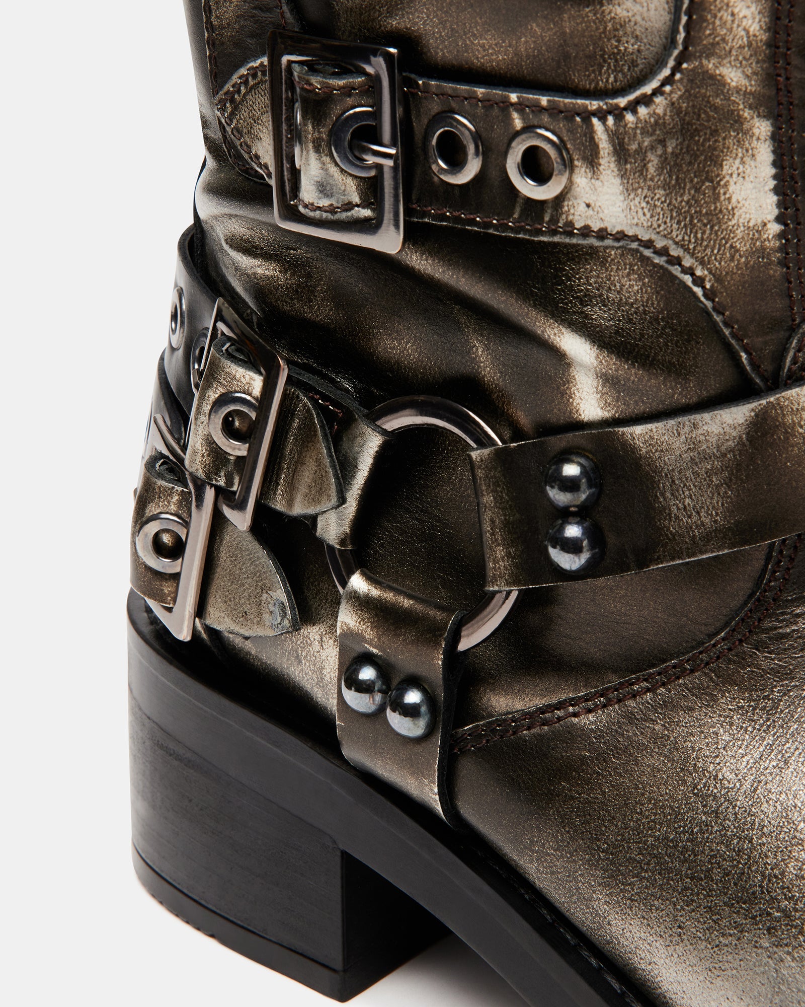 ROCKYY SILVER LEATHER - Women's Shoes - Steve Madden Canada