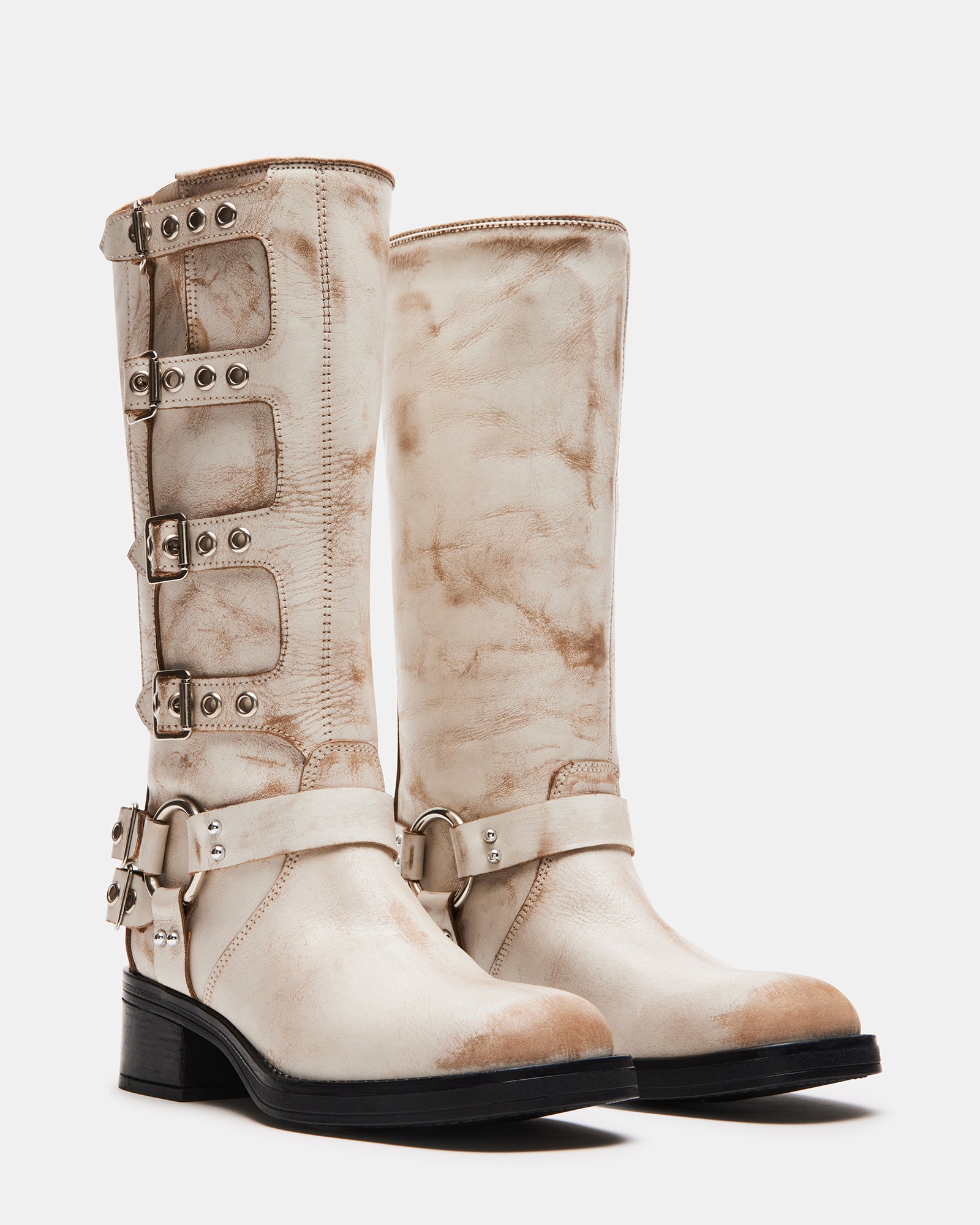 ROCKYY WHITE LEATHER - Women's Shoes - Steve Madden Canada