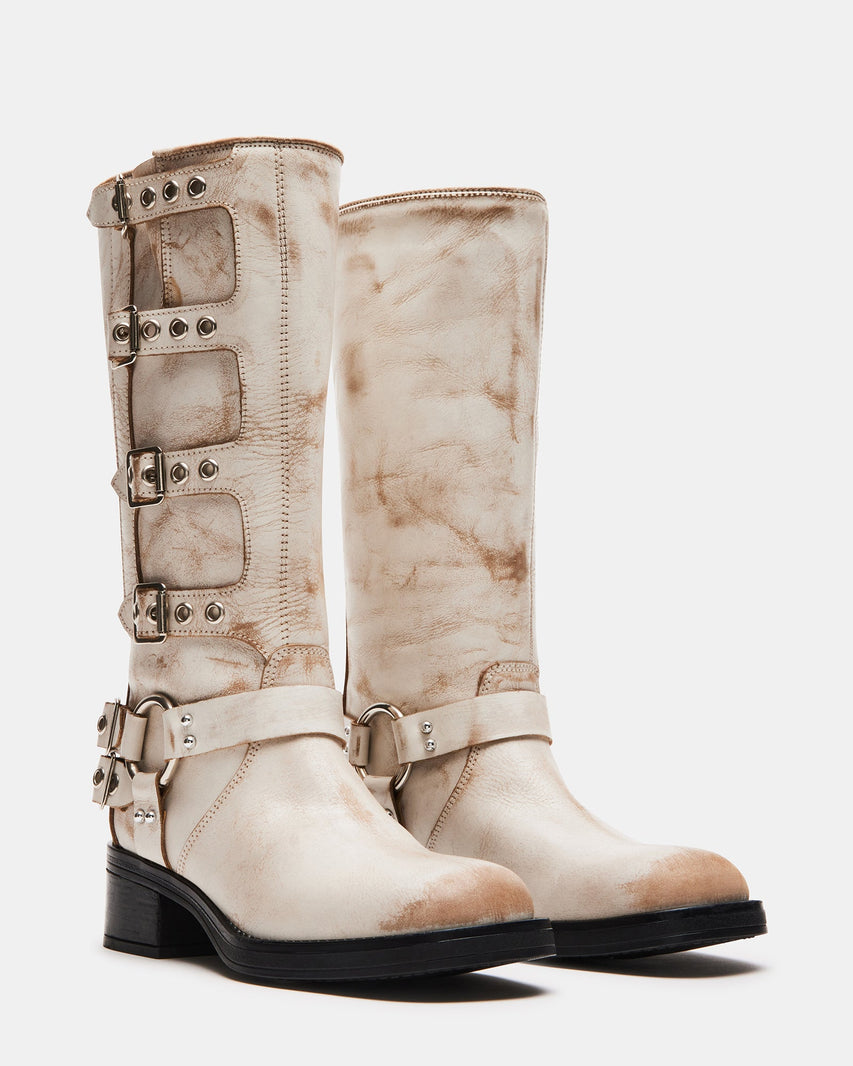 ROCKYY WHITE LEATHER - Women's Shoes - Steve Madden Canada