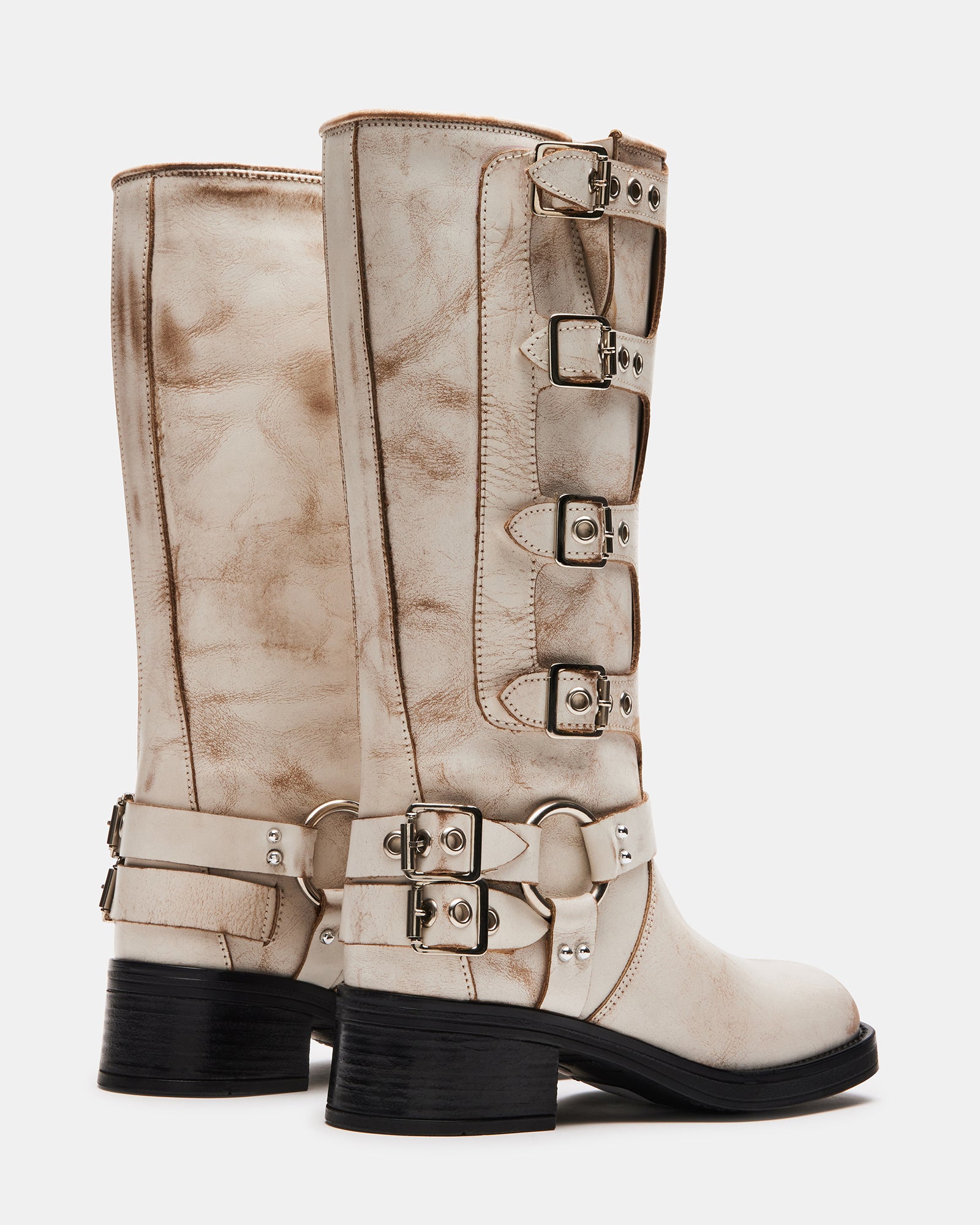 ROCKYY WHITE LEATHER - Women's Shoes - Steve Madden Canada