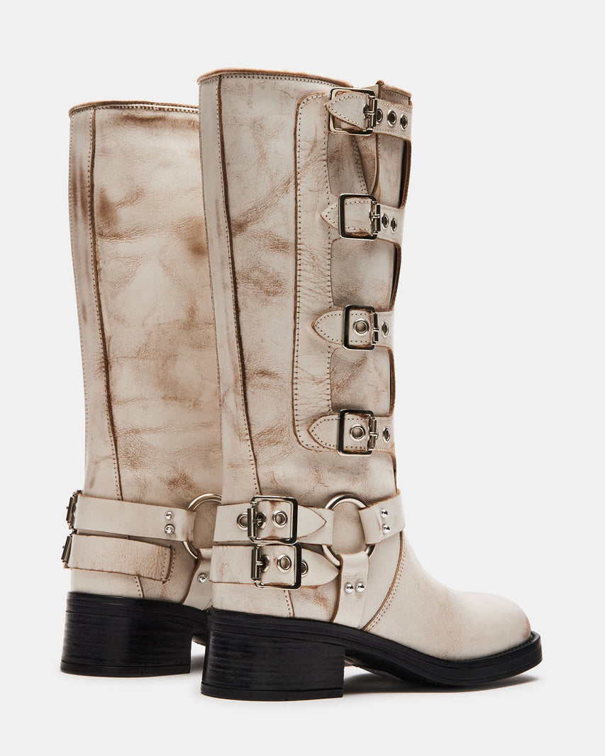 ROCKYY WHITE LEATHER - Women's Shoes - Steve Madden Canada