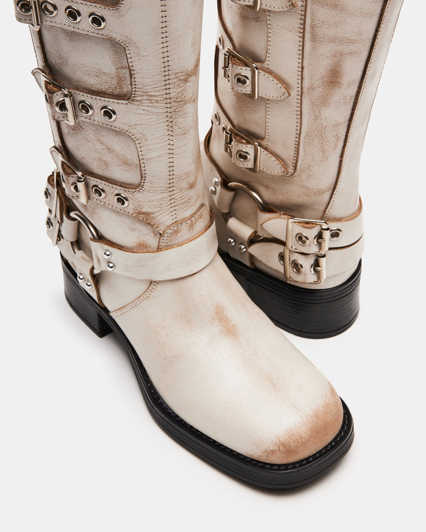 ROCKYY WHITE LEATHER - Women's Shoes - Steve Madden Canada