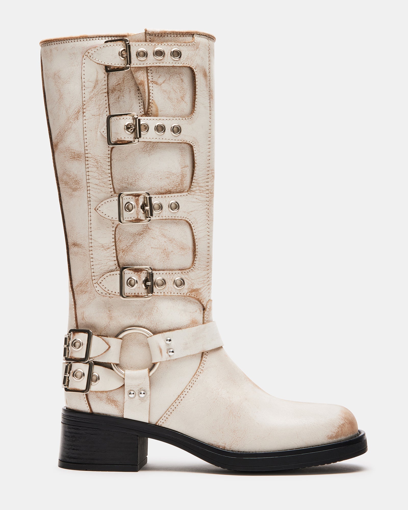 ROCKYY WHITE LEATHER - Women's Shoes - Steve Madden Canada