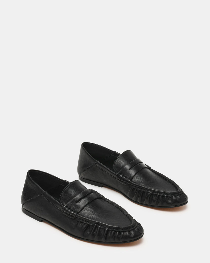 ROGER BLACK LEATHER - Women's Shoes - Steve Madden Canada