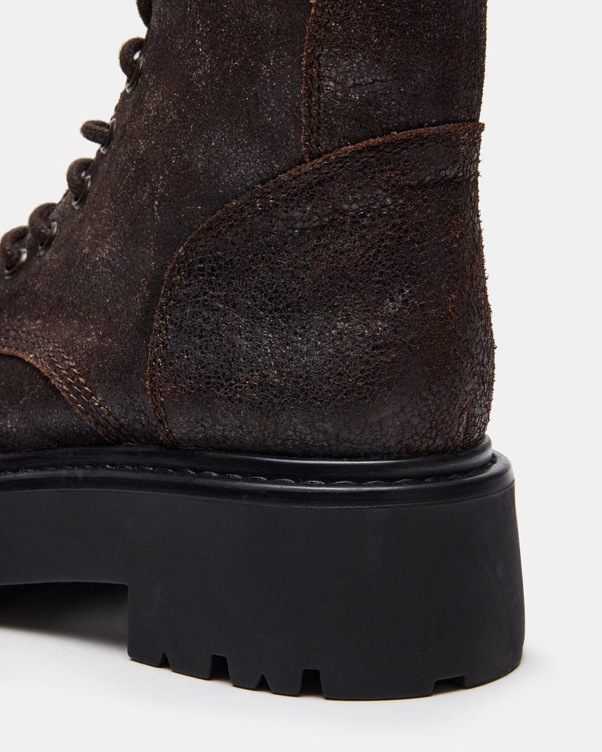 ROWEN BROWN LEATHER - Women's Shoes - Steve Madden Canada