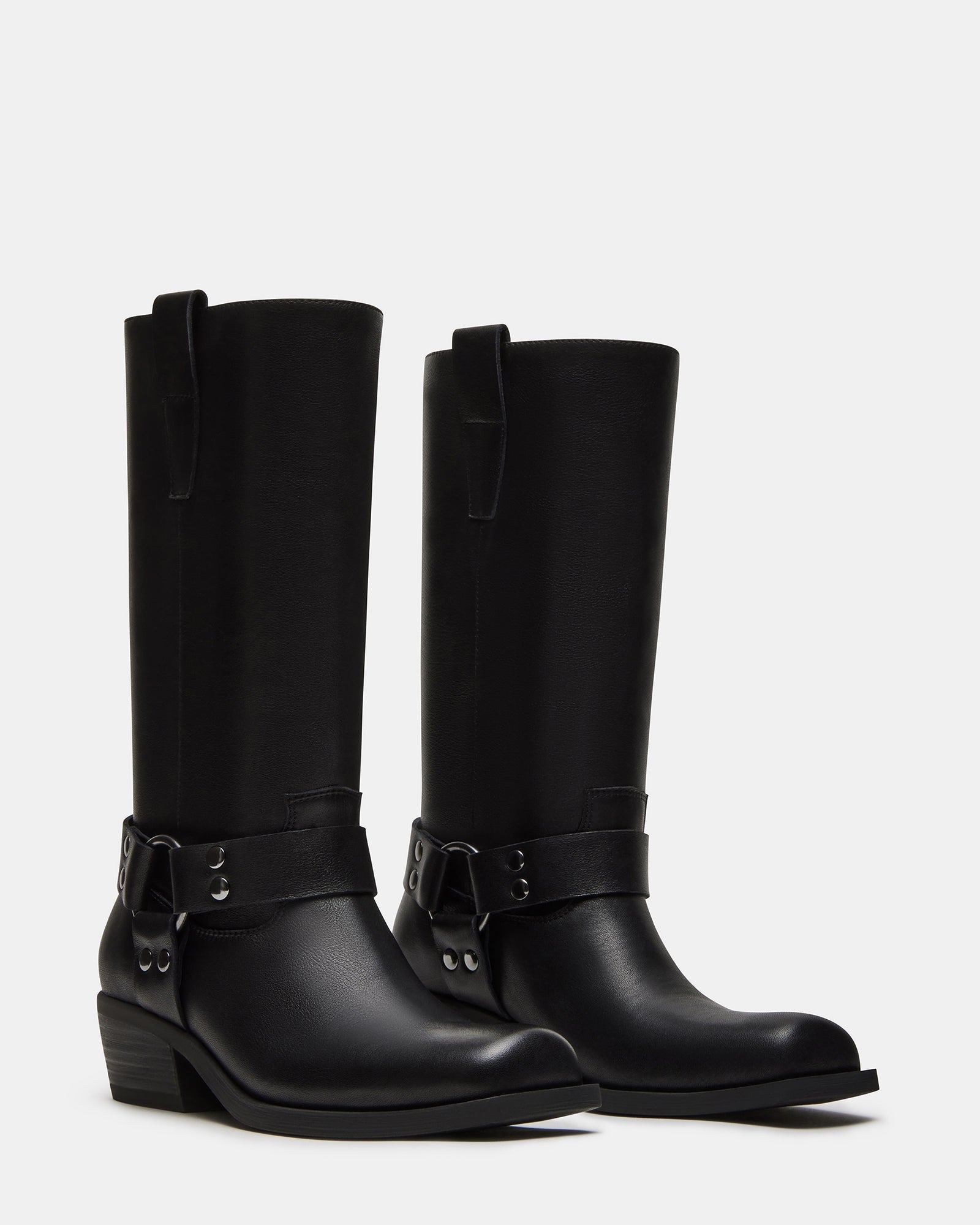 RUSKIN BLACK LEATHER - Women's Shoes - Steve Madden Canada