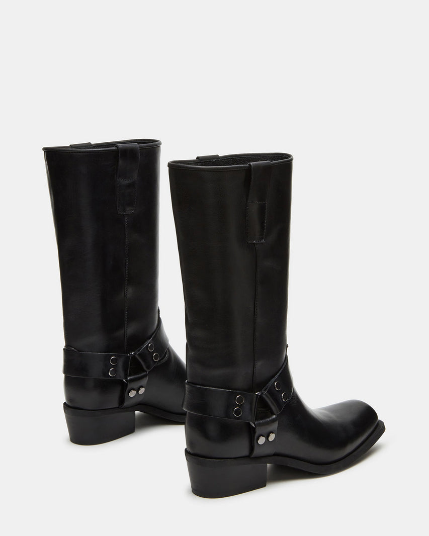 RUSKIN BLACK LEATHER - Women's Shoes - Steve Madden Canada
