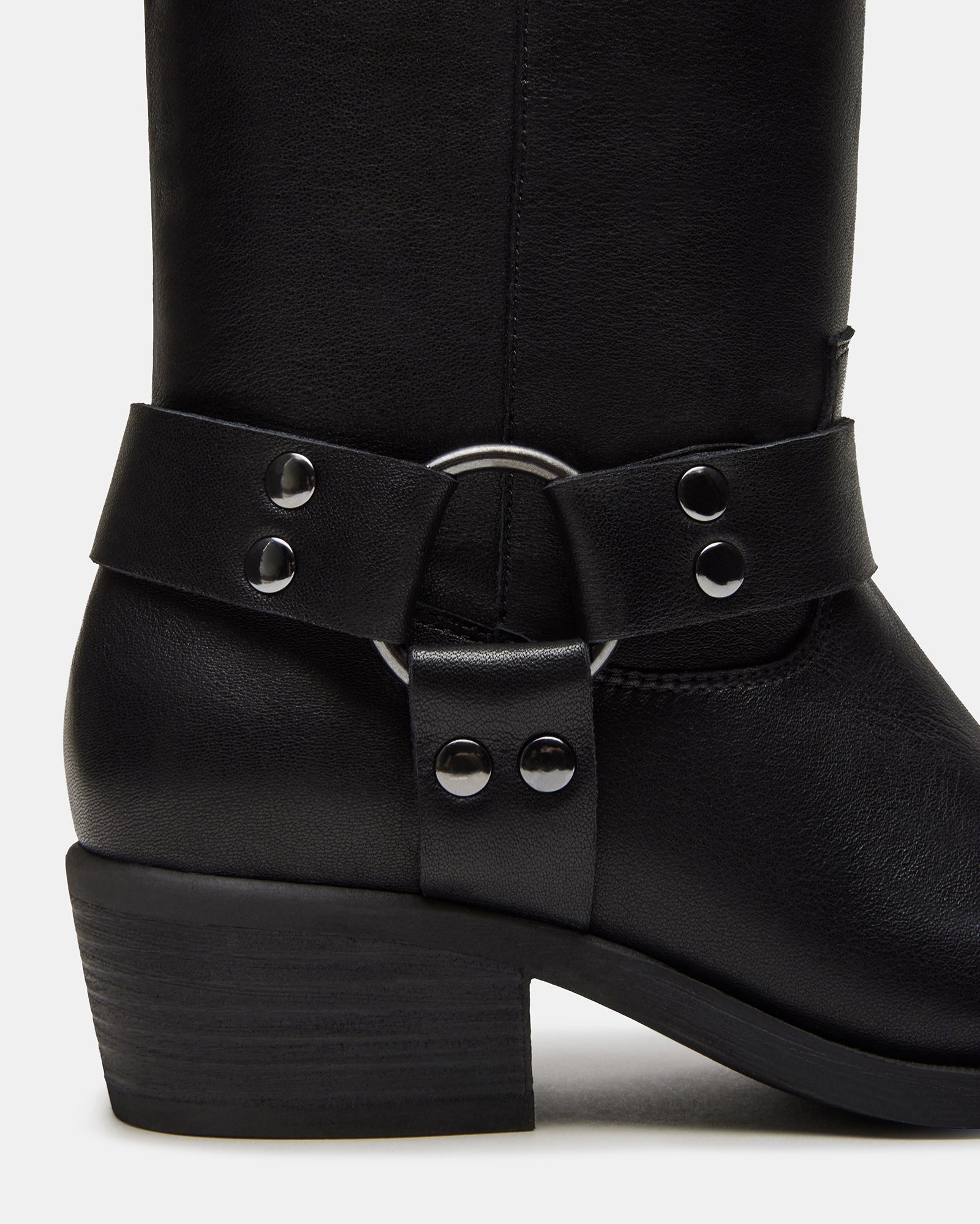 RUSKIN BLACK LEATHER - Women's Shoes - Steve Madden Canada
