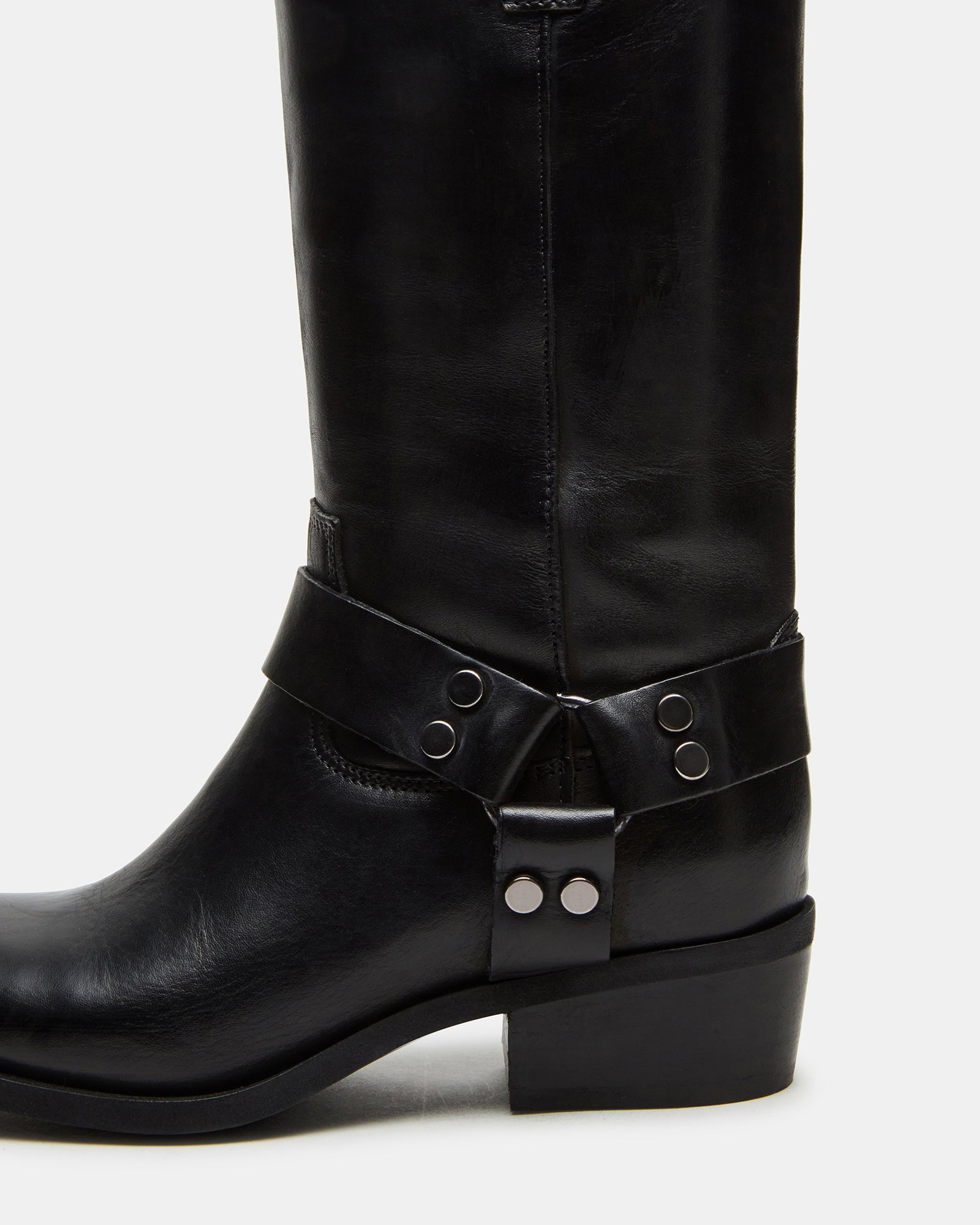 RUSKIN BLACK LEATHER - Women's Shoes - Steve Madden Canada
