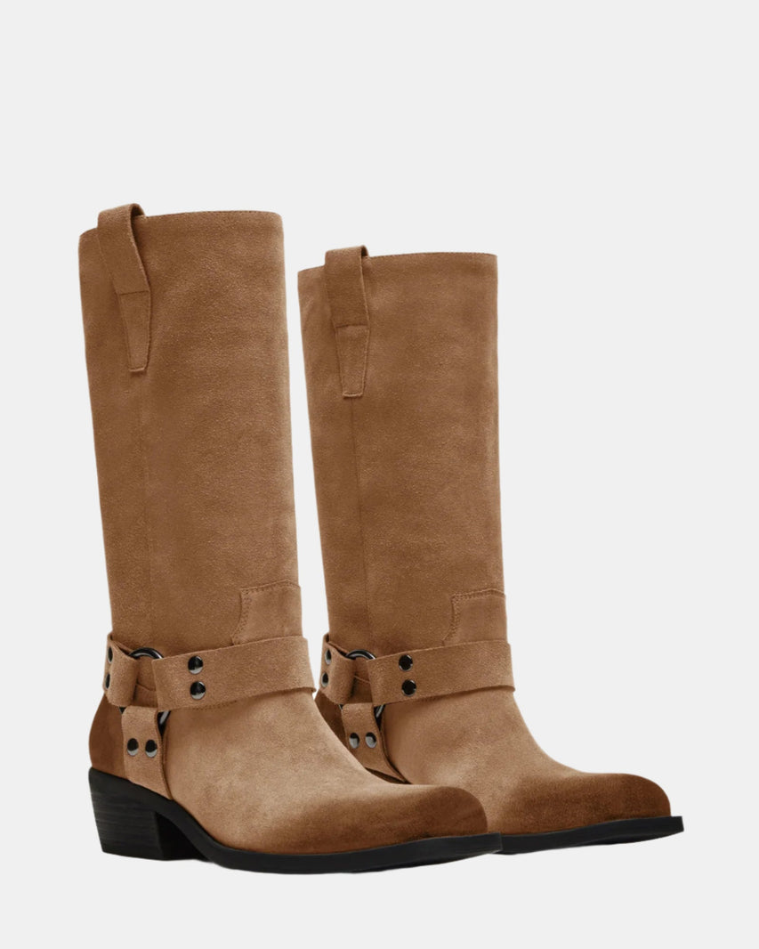RUSKIN TAUPE SUEDE - Women's Shoes - Steve Madden Canada