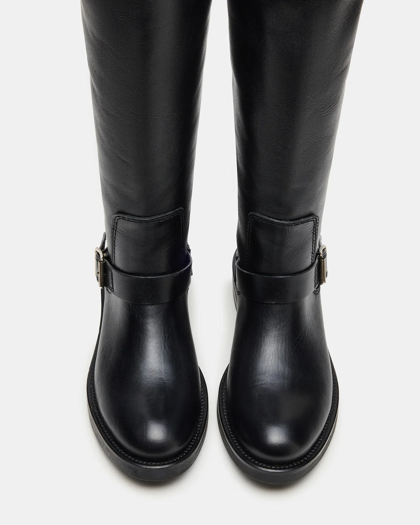 SADY BLACK LEATHER - Women's Shoes - Steve Madden Canada
