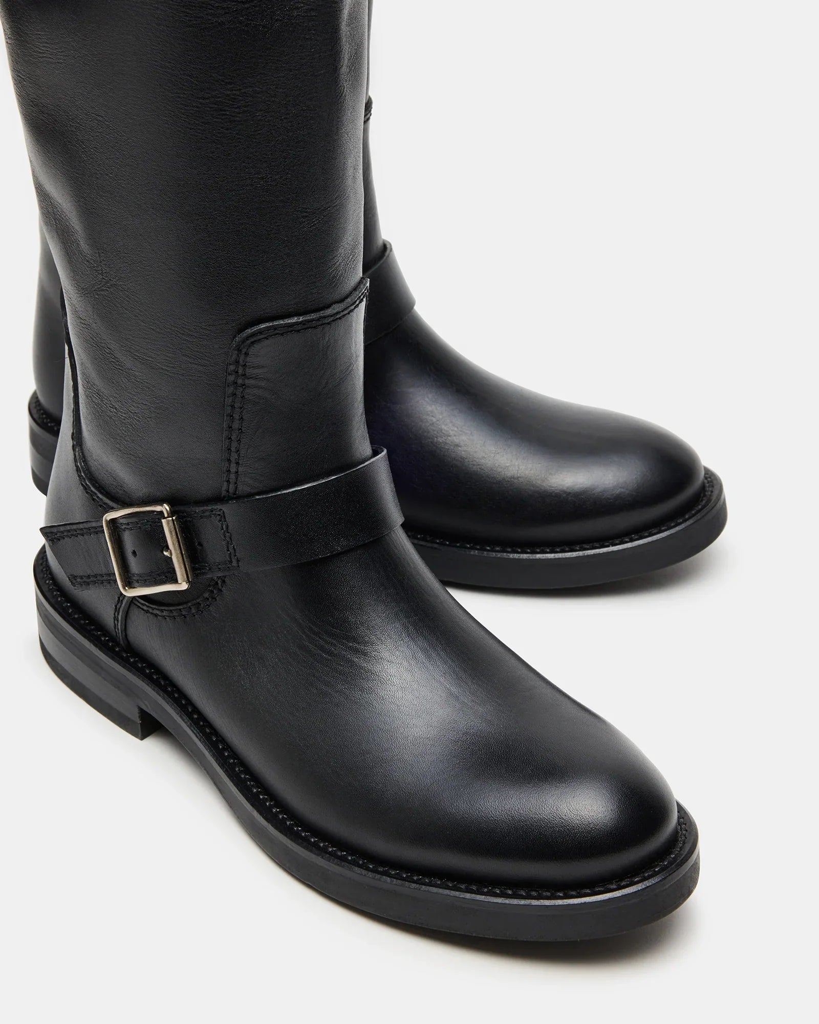 SADY BLACK LEATHER - Women's Shoes - Steve Madden Canada