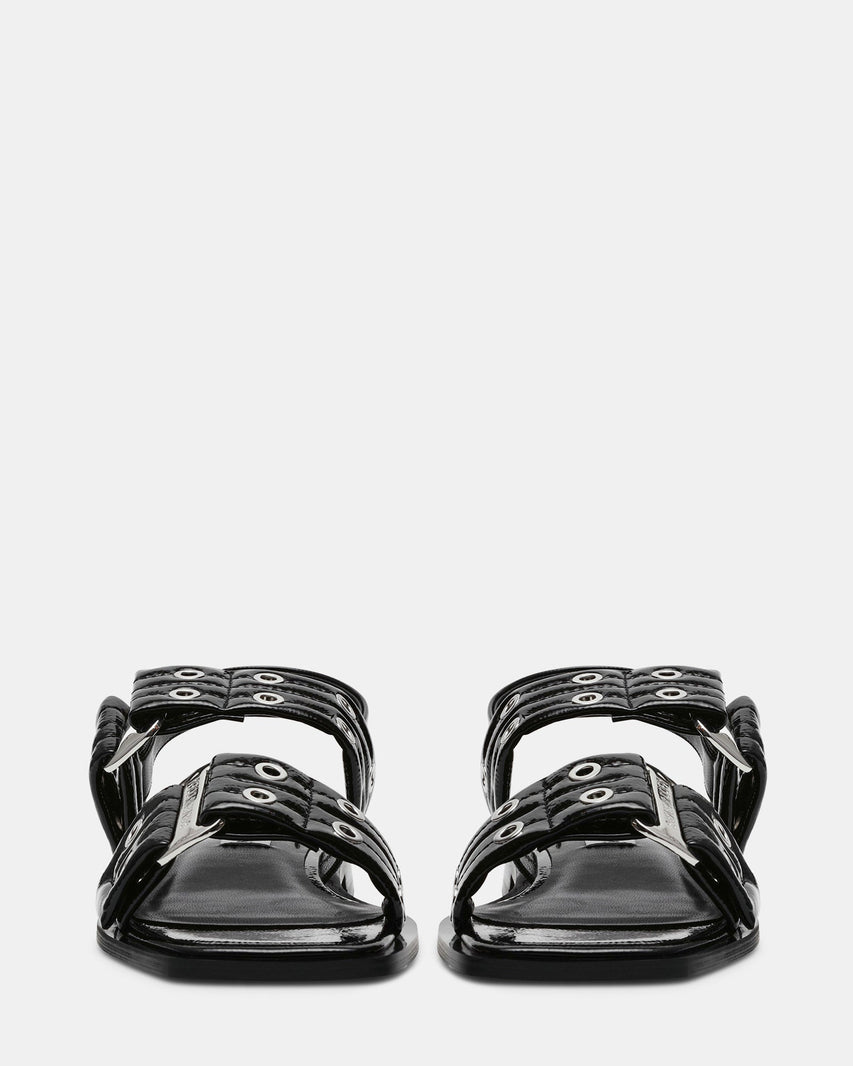 SARIA BLACK PATENT - Women's Shoes - Steve Madden Canada