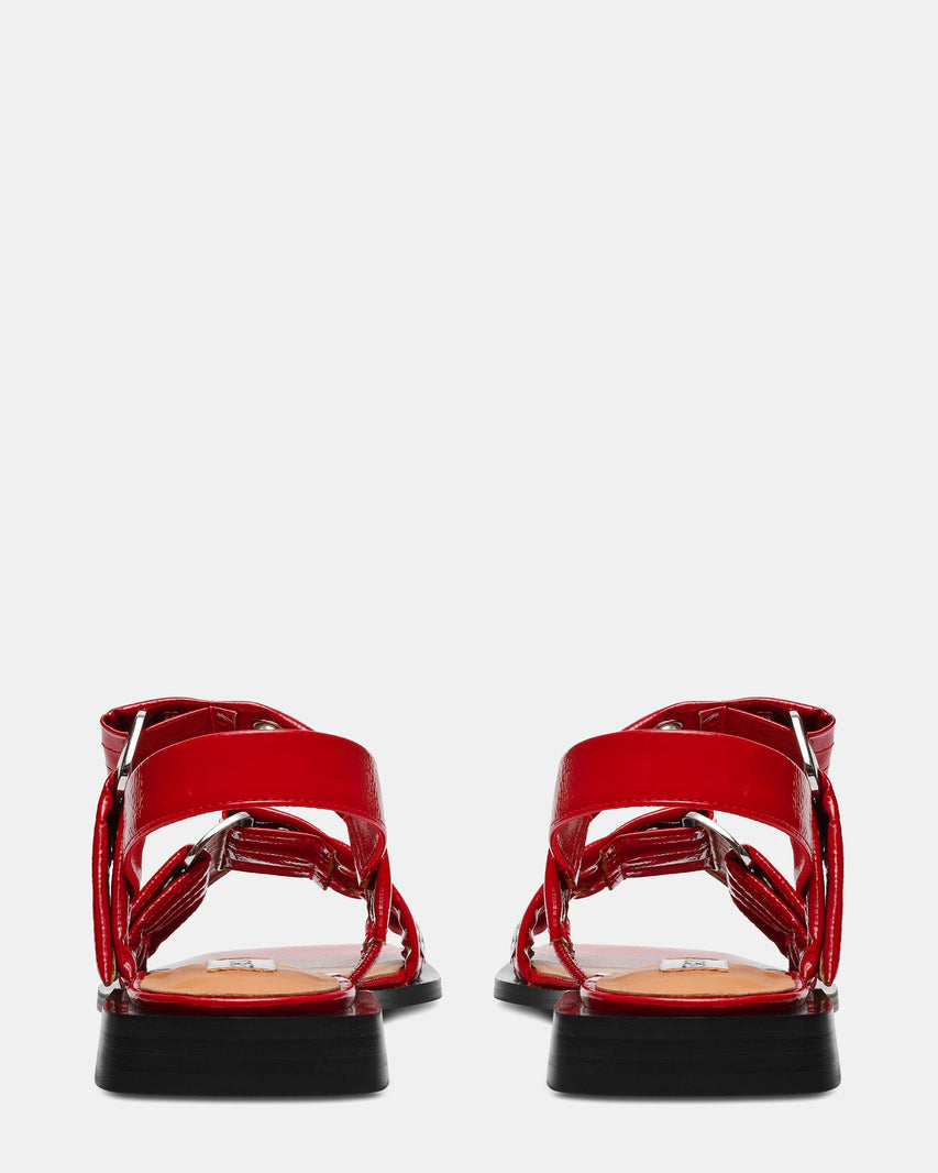SARIA RED PATENT - Women's Shoes - Steve Madden Canada