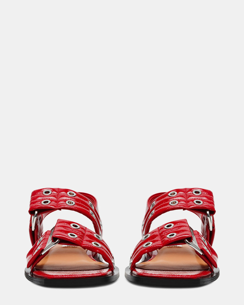 SARIA RED PATENT - Women's Shoes - Steve Madden Canada