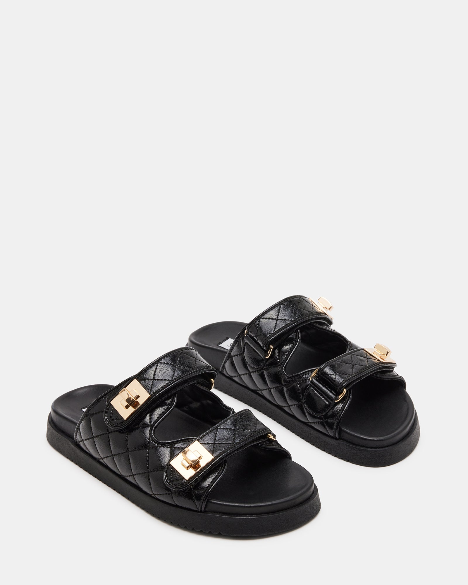 SCHMONA BLACK LEATHER - Women's Shoes - Steve Madden Canada