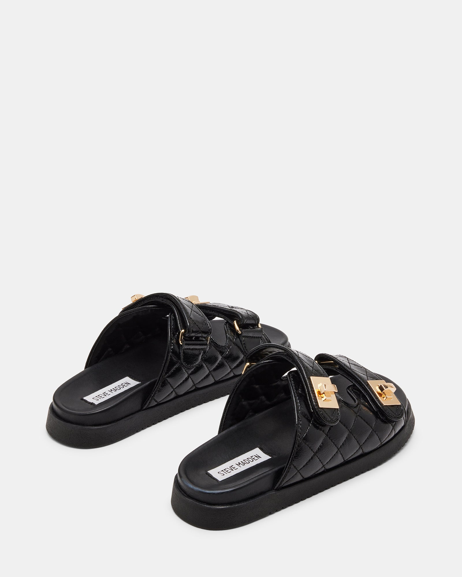 SCHMONA BLACK LEATHER - Women's Shoes - Steve Madden Canada