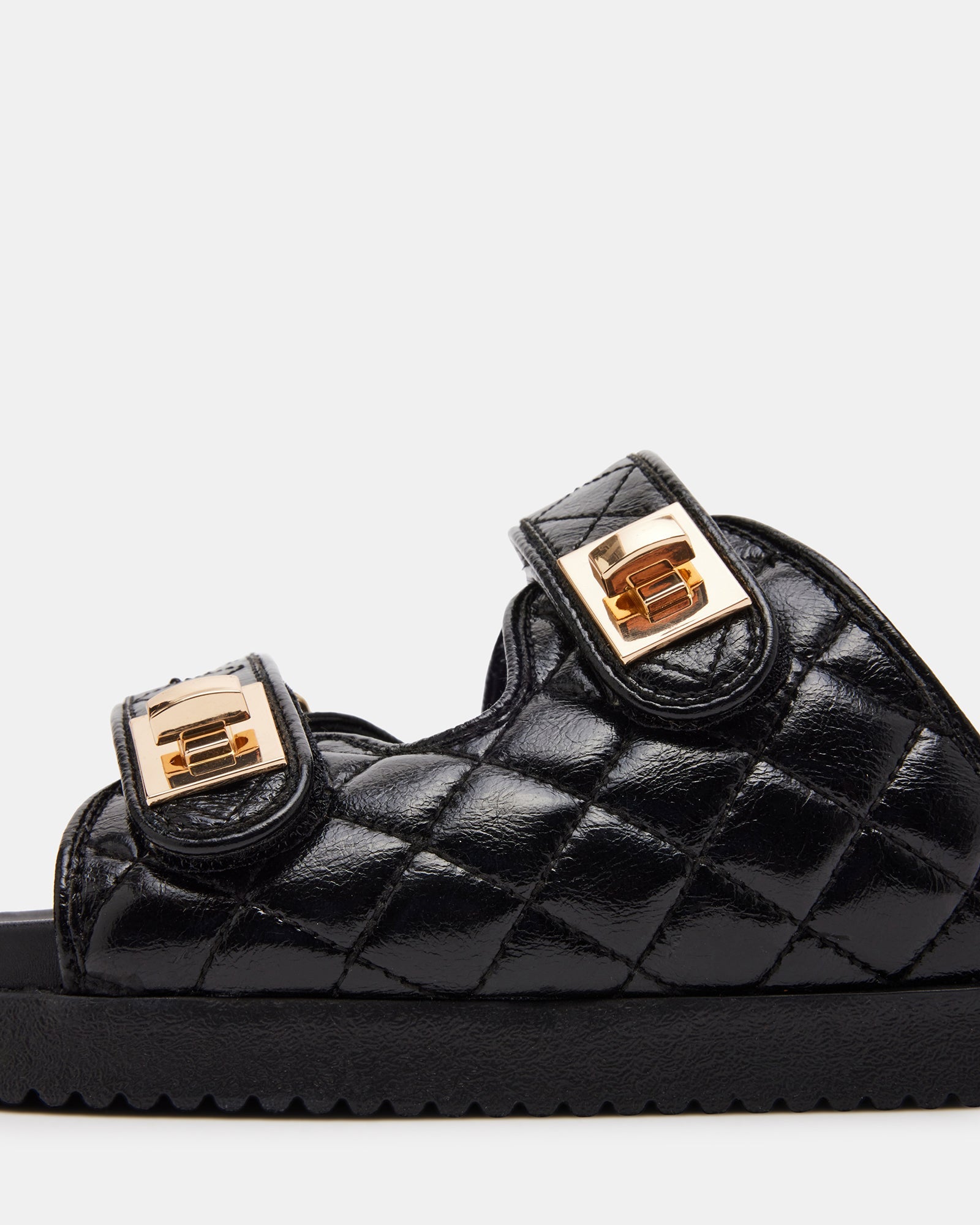 SCHMONA BLACK LEATHER - Women's Shoes - Steve Madden Canada