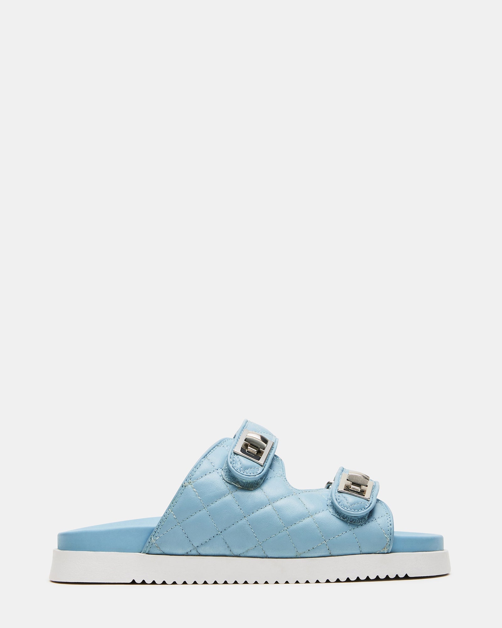 SCHMONA BLUE LEATHER - Women's Shoes - Steve Madden Canada