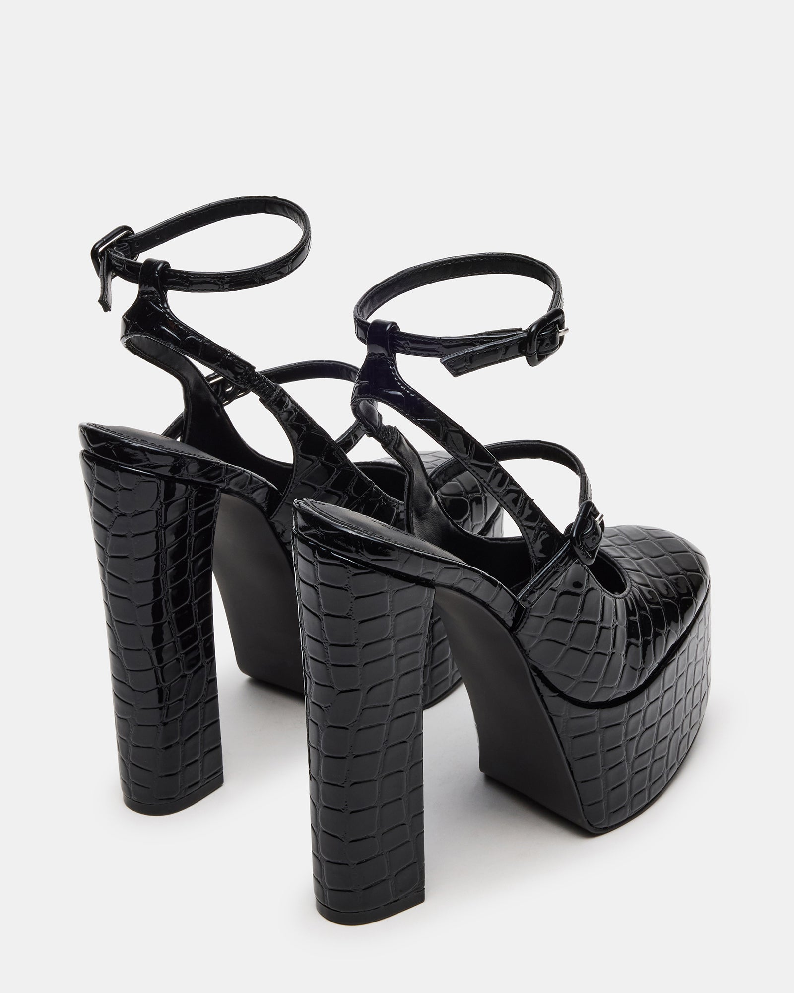 SCOTLYN BLACK EXOTIC - Women's Shoes - Steve Madden Canada