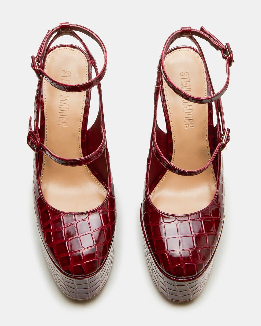 SCOTLYN RED EXOTIC - Women's Shoes - Steve Madden Canada