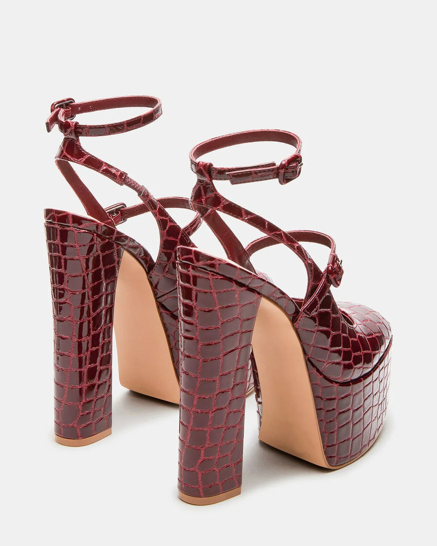 SCOTLYN RED EXOTIC - Women's Shoes - Steve Madden Canada