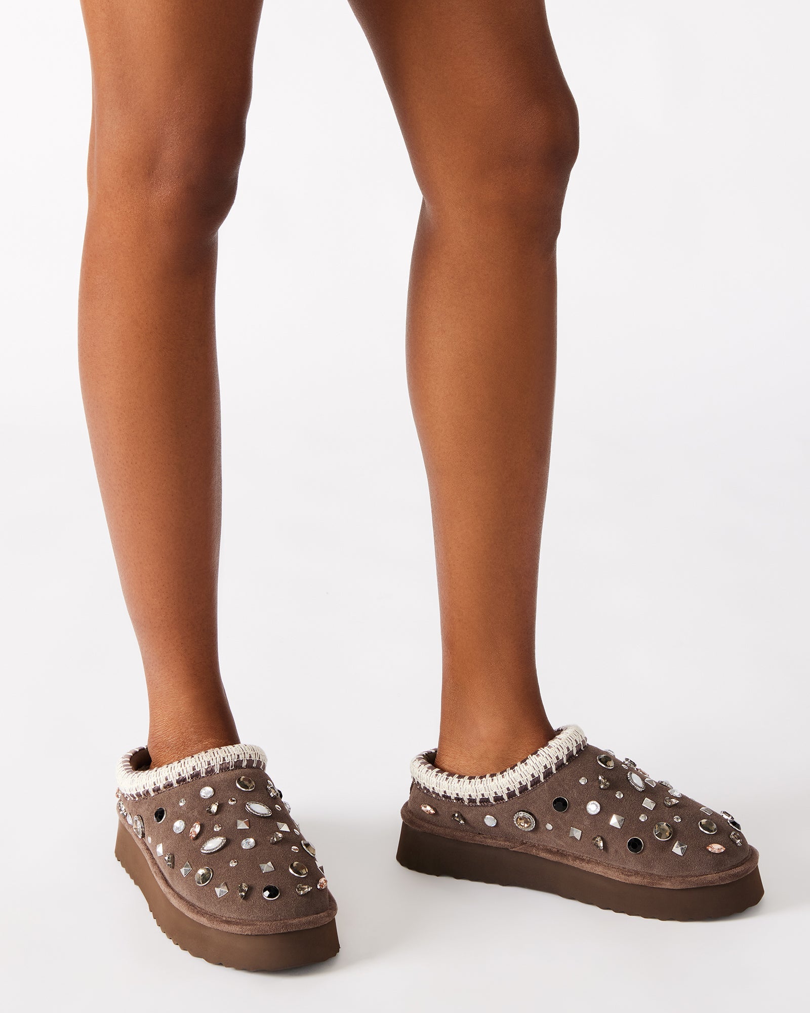 SELENA-R GREY SUEDE - Women's Shoes - Steve Madden Canada