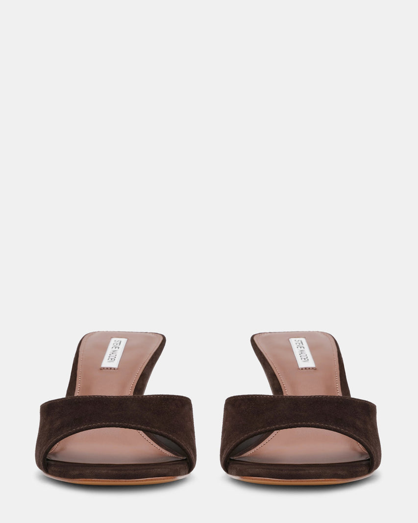 SELESTE BROWN SUEDE - Women's Shoes - Steve Madden Canada