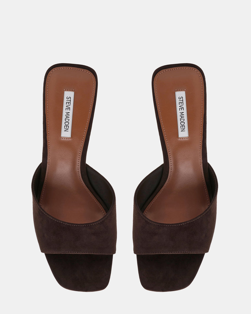 SELESTE BROWN SUEDE - Women's Shoes - Steve Madden Canada