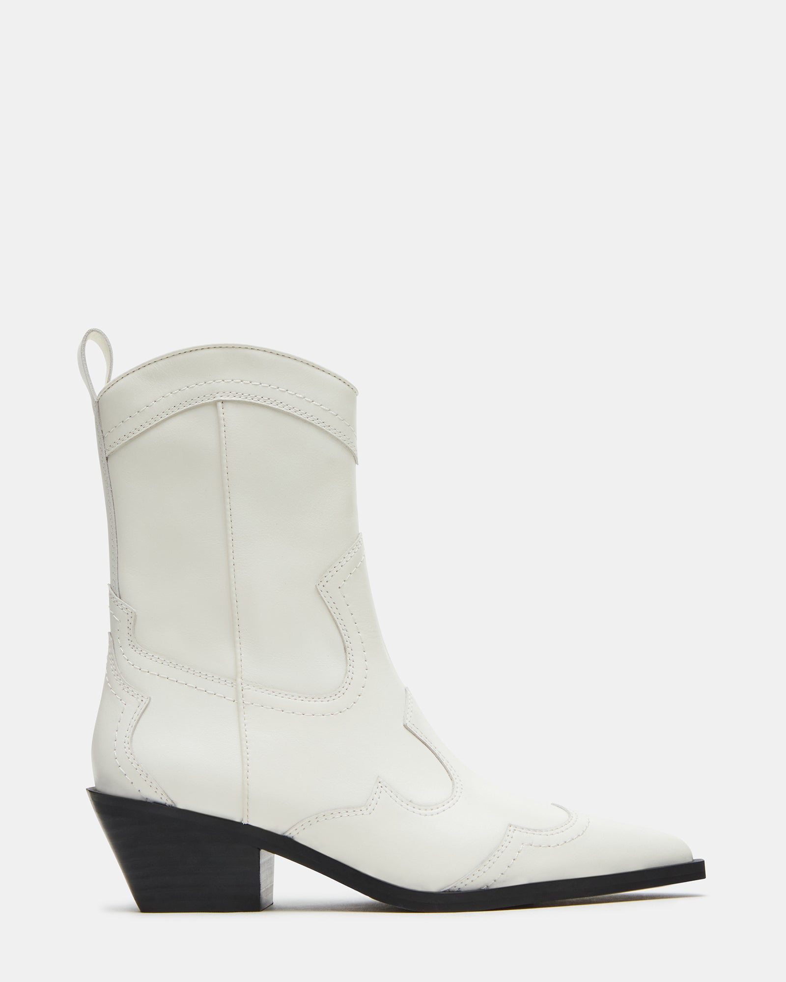 SHAYNE WHITE LEATHER - Women's Shoes - Steve Madden Canada
