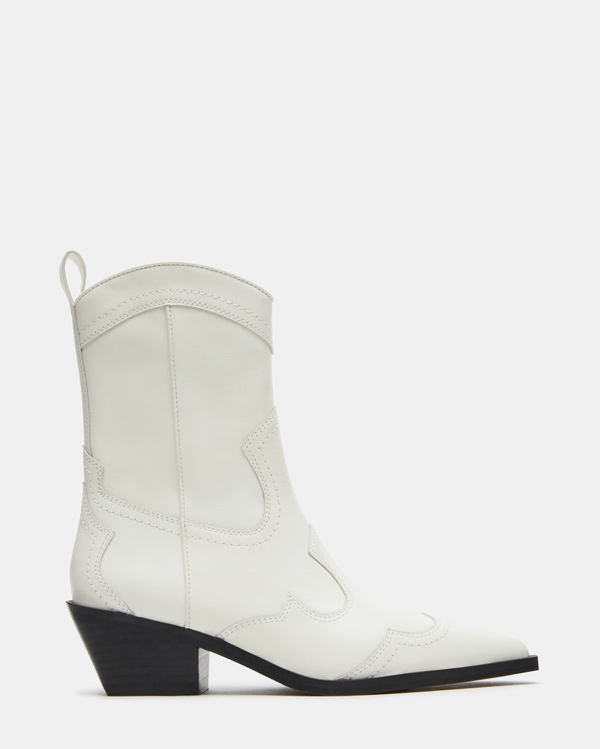 SHAYNE WHITE LEATHER - Women's Shoes - Steve Madden Canada