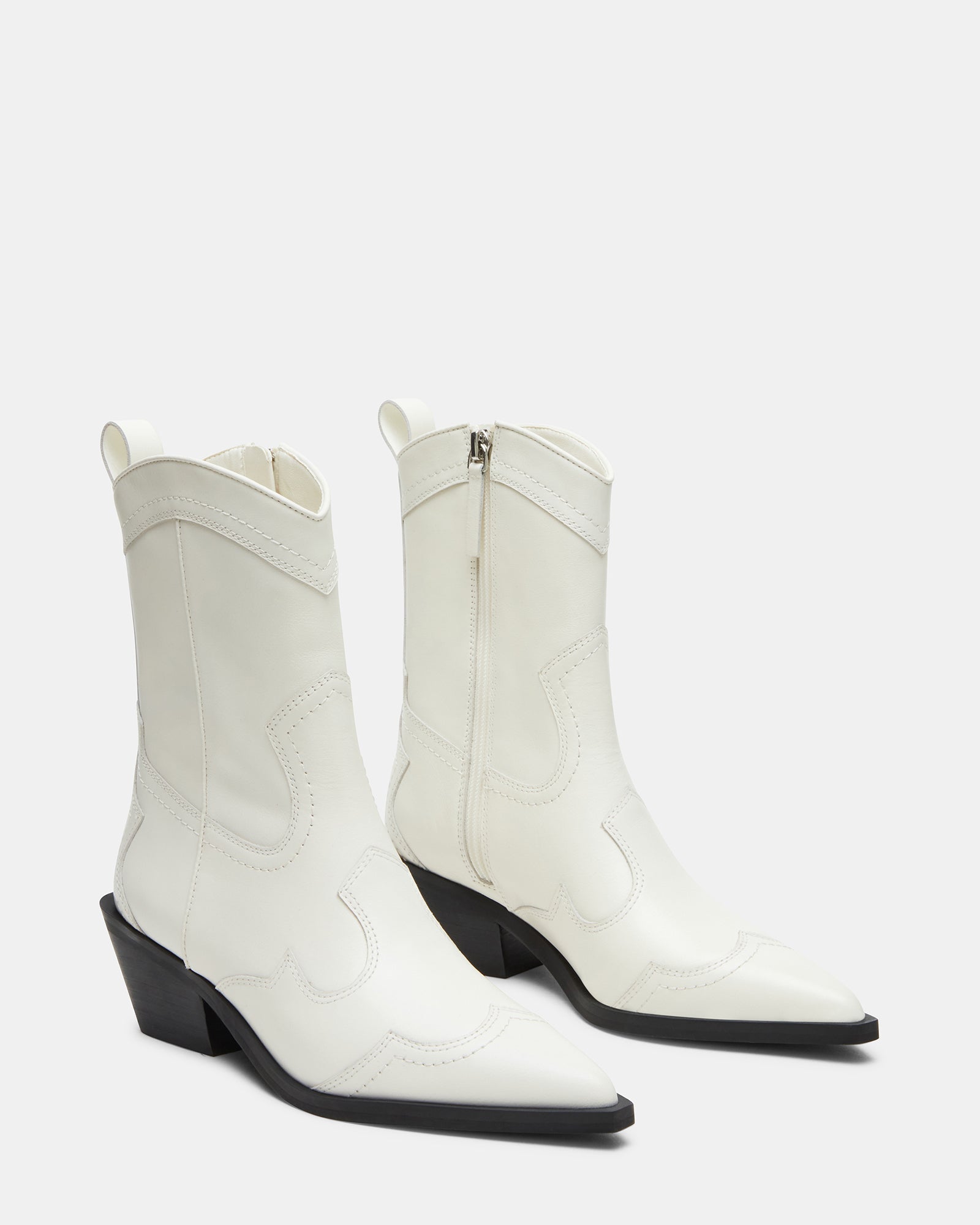 SHAYNE WHITE LEATHER - Women's Shoes - Steve Madden Canada