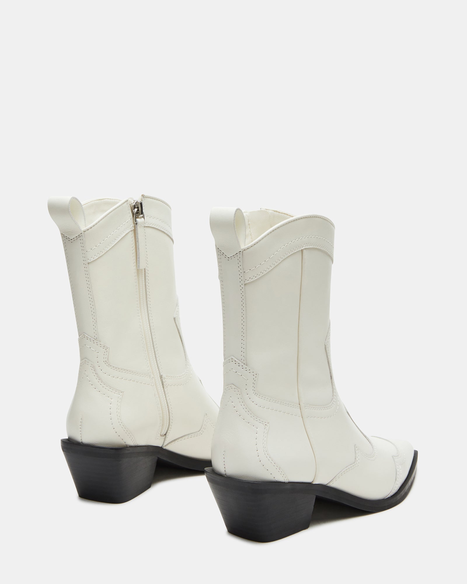 SHAYNE WHITE LEATHER - Women's Shoes - Steve Madden Canada