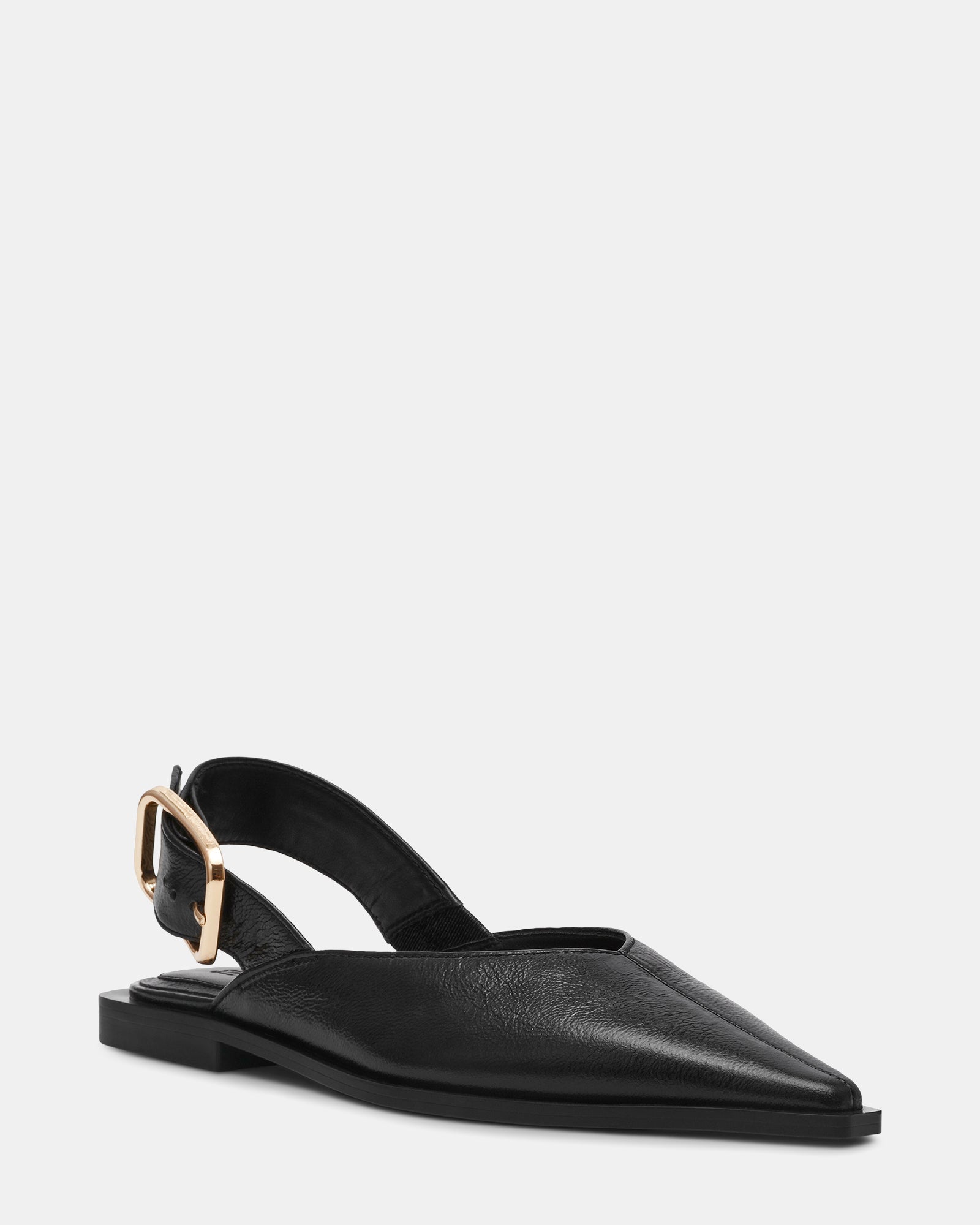 SHAY BLACK LEATHER - Women's Shoes - Steve Madden Canada