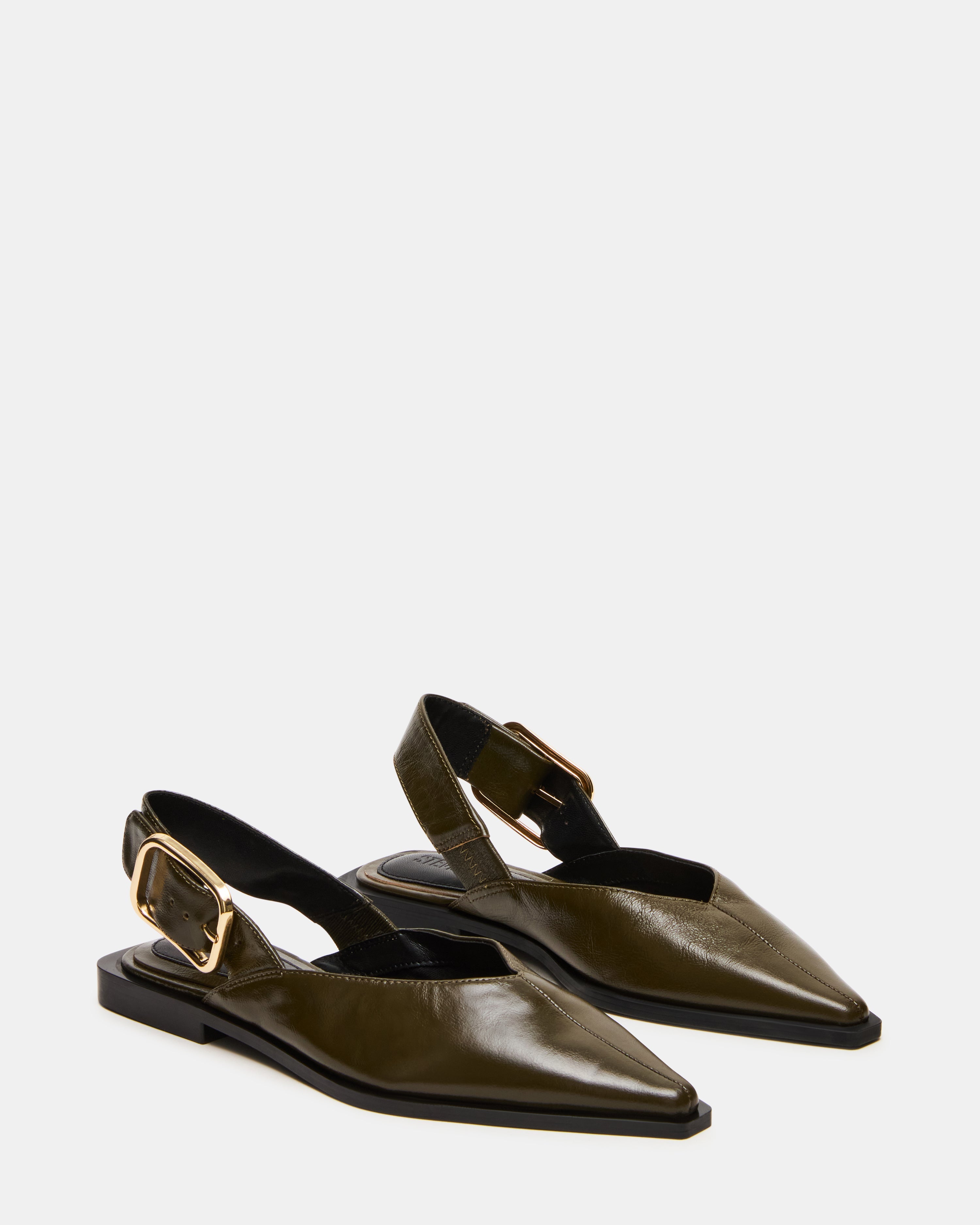 SHAY OLIVE LEATHER - Women's Shoes - Steve Madden Canada